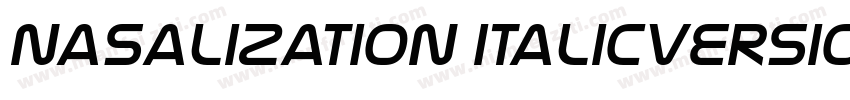 Nasalization ItalicVersion字体转换